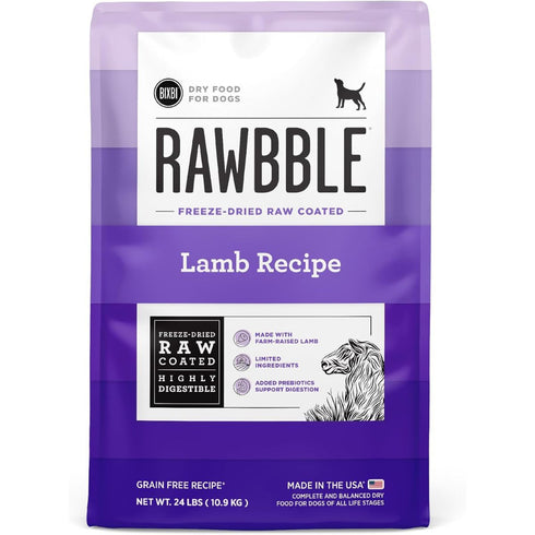 Bixbi Rawbble Lamb Dry Dog Food 24lb - Poudre Pet & Feed Supply