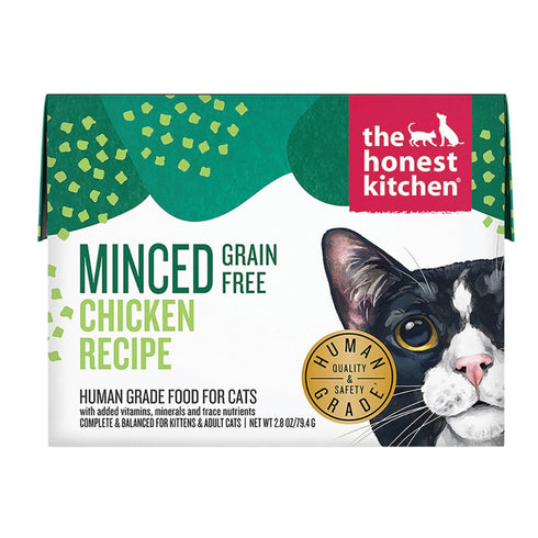 The Honest Kitchen Tetra Grain Free Minced Chicken Wet Cat Food 2.8oz