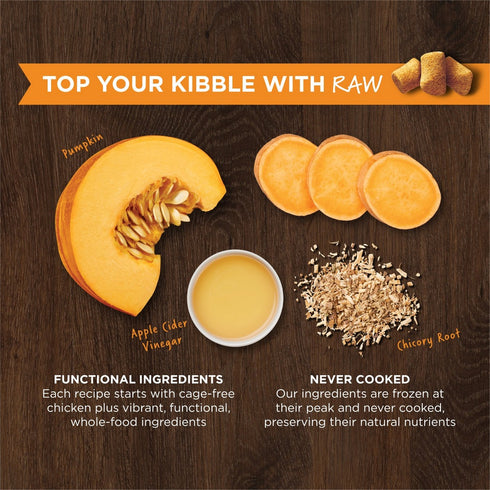 Nature's Variety Instinct Frozen RawBoost Mixers Gut Health Raw Dog Food 1.25lb - Poudre Pet & Feed Supply 7