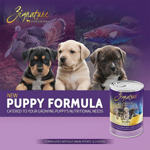 Zignature Puppy Formula Wet Dog Food - Multi-Protein - 13oz