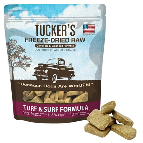 Tucker's Freeze Dried Turf & Surf Raw Dog Food 14oz - Poudre Pet & Feed Supply