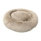 Ethical Pet Sleep Zone Luxe Round Faux Fur Taupe 22" - Poudre Pet & Feed Supply