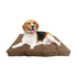 Ethical Pet Sleep Zone Luxe Faux Suede Pillow 32" Chocolate - Poudre Pet & Feed Supply 2