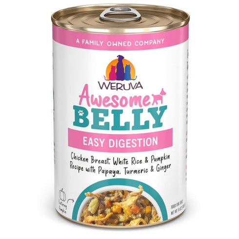 Weruva Awesome Belly Chicken Breast White Rice & Pumpkin Papaya Wet Dog Food 14oz - Poudre Pet & Feed Supply