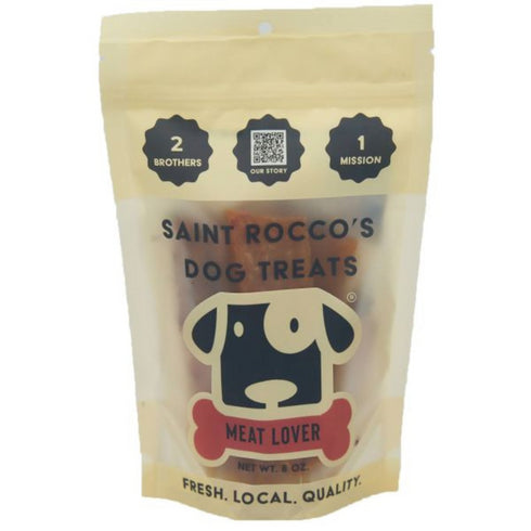 SAINT ROCCO'S Meat Lover Dog Treat 8oz - Poudre Pet & Feed Supply