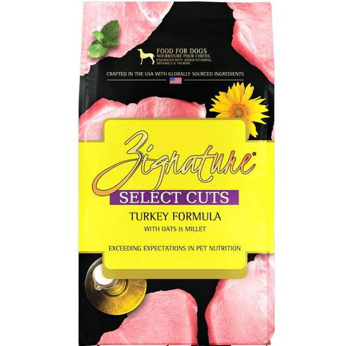 Zignature Select Cuts Turkey Formula Dry Dog Food 12.5lb - Poudre Pet & Feed Supply