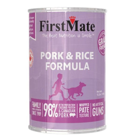 FirstMate Pork and Rice Wet Dog Food 12.2oz - Poudre Pet & Feed Supply