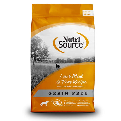 NutriSource Lamb Meal & Peas Grain Free Dry Dog Food 12lb - Poudre Pet & Feed Supply