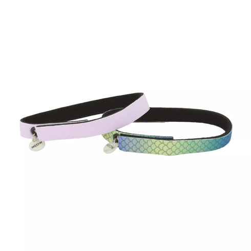 Coastal ElastaCat FlexFit Cat Collar 2Pk Scales and Purple - Poudre Pet & Feed Supply