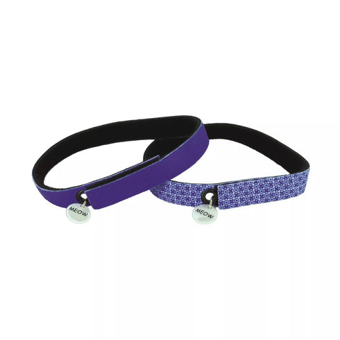 Coastal ElastaCat FlexFit Cat Collar 2Pk Tile and Navy - Poudre Pet & Feed Supply
