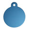 Pet Tag Circle Large Turquoise - Poudre Pet & Feed Supply