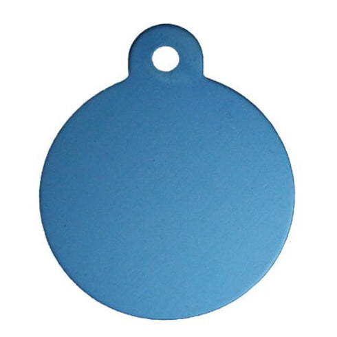 Pet Tag Circle Small Turquoise - Poudre Pet & Feed Supply