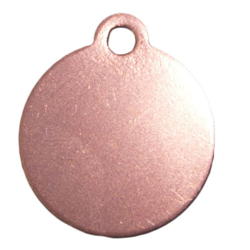 Pet Tag Circle Small Rose Gold - Poudre Pet & Feed Supply