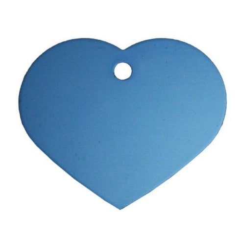 Pet Tag Heart Large Turquoise - Poudre Pet & Feed Supply