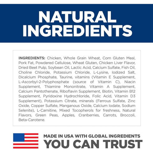 Hill's Science Diet Adult Urinary & Hairball Control Dry Cat Food 3.5lb - Poudre Pet & Feed Supply 4