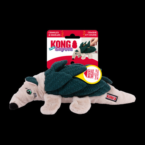 Kong Layerz Forage Armadillo Dog Toy Medium - Poudre Pet & Feed Supply 3