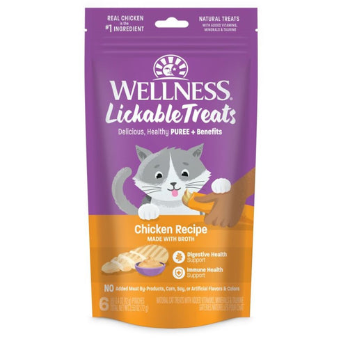 Wellness Chicken Lickable Cat Treats 2.53oz - Poudre Pet & Feed Supply