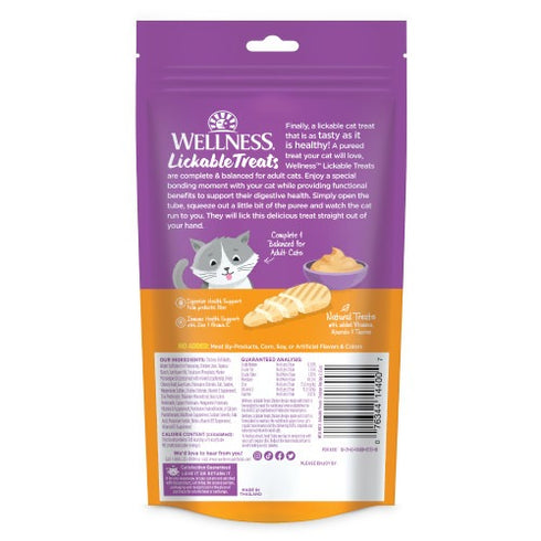 Wellness Chicken Lickable Cat Treats 2.53oz - Poudre Pet & Feed Supply 2