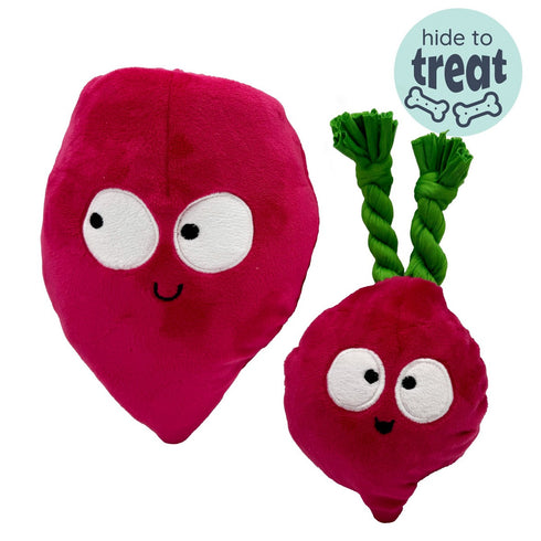 Huxley & Kent Pop 'n Fetch Beet Dog Toy Small - Poudre Pet & Feed Supply