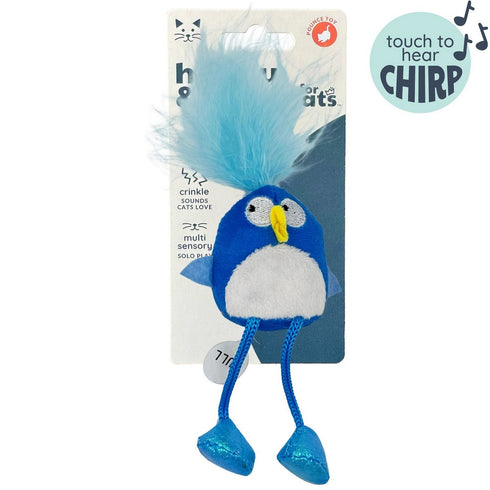 Huxley & Kent Blue Bird Chirpy Cat Toy - Poudre Pet & Feed Supply
