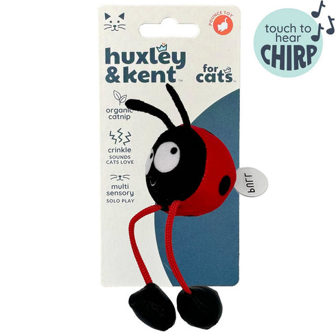 Huxley & Kent Lady Bug Chirpy Cat Toy - Poudre Pet & Feed Supply