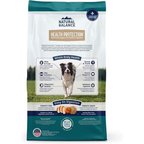Natural Balance Chicken Brown Rice & Pumpkin Dry Dog Food 4lb - Poudre Pet & Feed Supply 2