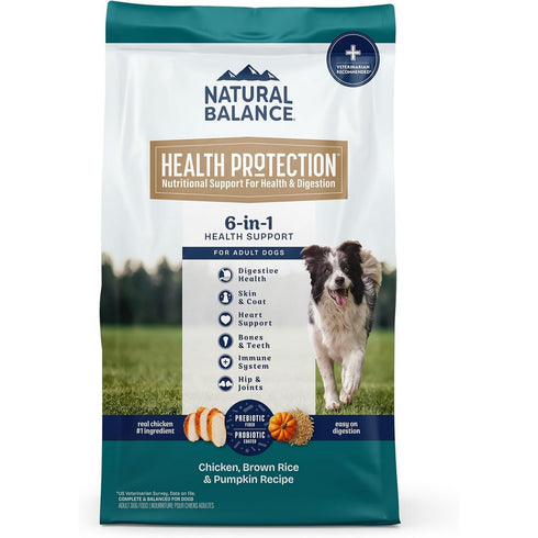 Natural Balance Health Protection Chicken Rice & Pumpkin Dry Dog Food 24lb - Poudre Pet & Feed Supply