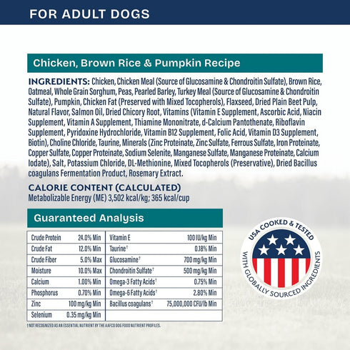 Natural Balance Health Protection Chicken Rice & Pumpkin Dry Dog Food 24lb - Poudre Pet & Feed Supply 6