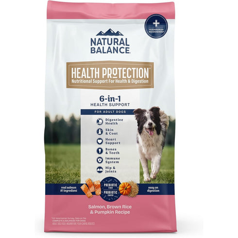 Natural Balance Health Protection Salmon Brown Rice & Pumpkin Dry Dog Food 22lb - Poudre Pet & Feed Supply