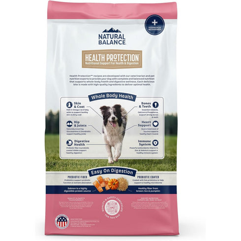 Natural Balance Health Protection Salmon Brown Rice & Pumpkin Dry Dog Food 22lb - Poudre Pet & Feed Supply 2
