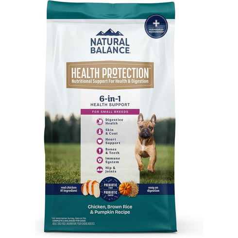 Natural Balance Health Protection Small Breed Chicken Rice & Pumpkin Dry Dog Food 4lb - Poudre Pet & Feed Supply
