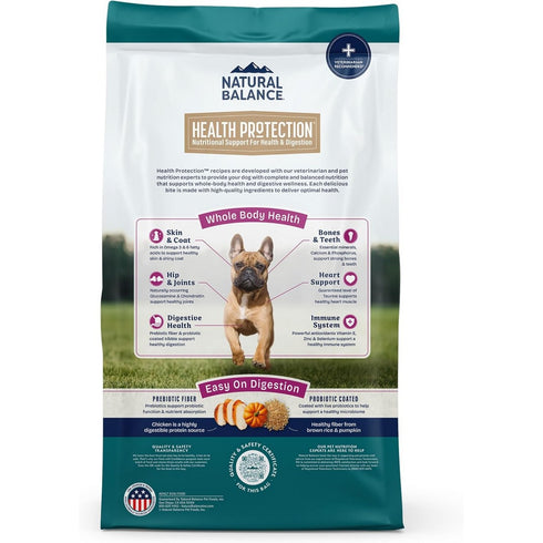 Natural Balance Health Protection Small Breed Chicken Rice & Pumpkin Dry Dog Food 4lb - Poudre Pet & Feed Supply 2