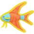 Tuffy's Duraforce Angel Fish Jr Dog Toy Orange - Poudre Pet & Feed Supply