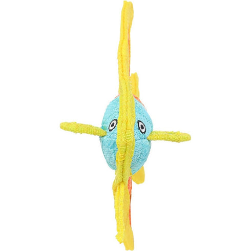 Tuffy's Duraforce Angel Fish Jr Dog Toy Orange - Poudre Pet & Feed Supply 2