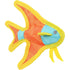 Tuffy's Duraforce Angel Fish Jr Dog Toy Orange - Poudre Pet & Feed Supply 4