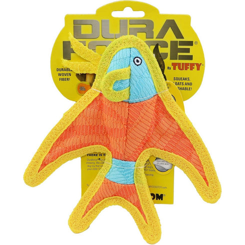 Tuffy's Duraforce Angel Fish Jr Dog Toy Orange - Poudre Pet & Feed Supply 5