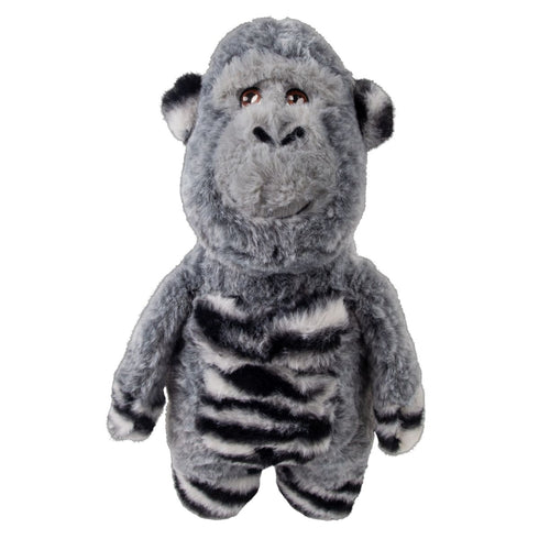 KONG Jungle Jamz Gorilla Plush Dog Toy M/L Gray - Poudre Pet & Feed Supply