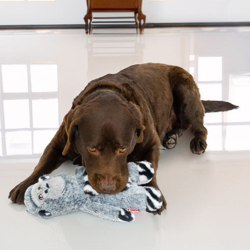 KONG Jungle Jamz Gorilla Plush Dog Toy M/L Gray - Poudre Pet & Feed Supply 2