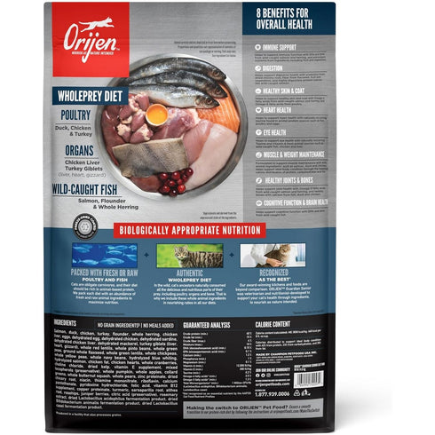 Orijen Grain Free Guardian Senior Dry Cat Dood 10lb - Poudre Pet & Feed Supply 2