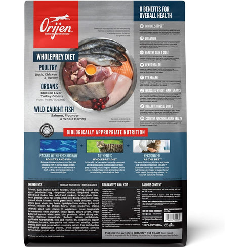 Orijen Grain Free Guardian Senior Dry Cat Food 4lb - Poudre Pet & Feed Supply 2