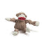 HuggleHounds Stuey Sock Monkey Knottie Plush Dog Toy 9" Small - Poudre Pet & Feed Supply