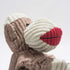 HuggleHounds Stuey Sock Monkey Knottie Plush Dog Toy 9" Small - Poudre Pet & Feed Supply 3