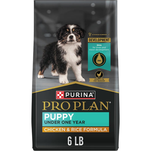 Pro Plan Puppy Chicken & Rice Formula Dry Dog Food 6lb - Poudre Pet & Feed Supply