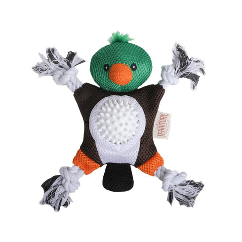 Territory Mallard Duck 2 In 1 Dog Toy 10" - Poudre Pet & Feed Supply