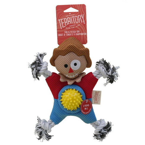 Territory Scarecrow 2 In 1 Fetch Tug Dog Toy - Poudre Pet & Feed Supply 3