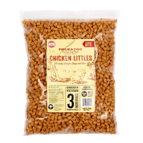 Polkadog Chicken Littles 5lb Bulk (Bits) Dog Treats - Poudre Pet & Feed Supply