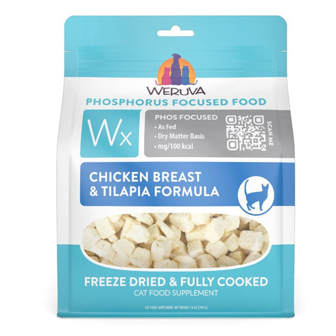 Weruva WX Freeze Dried Chicken Breast & Tilapia Freeze Dried Cat Food Supplement 7oz - Poudre Pet & Feed Supply