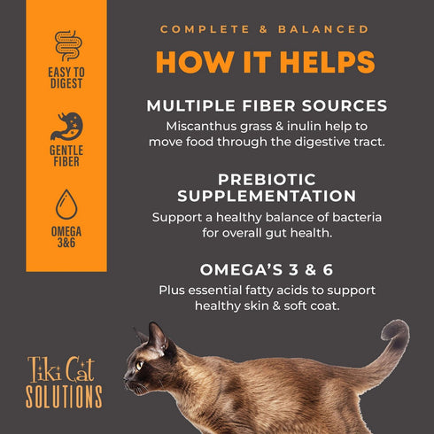 Tiki Cat Solutions Digestion Lamb & Egg Dry Cat Food 2.8lb - Poudre Pet & Feed Supply 4