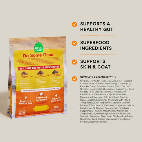 Open Farm Epic Blend Chicken & Superfood Dry Dog Food 3.5lb - Poudre Pet & Feed Supply 4