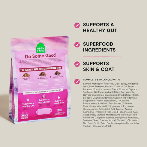 Open Farm Epic Blend Salmon & Superfood Dry Dog Food 18lb - Poudre Pet & Feed Supply 4